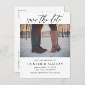 写真の保存日付 インビテーションポストカード (正面/裏面)