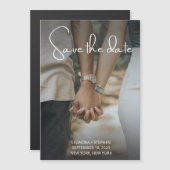 写真の保存日付 マグネット招待状 (正面/裏面)