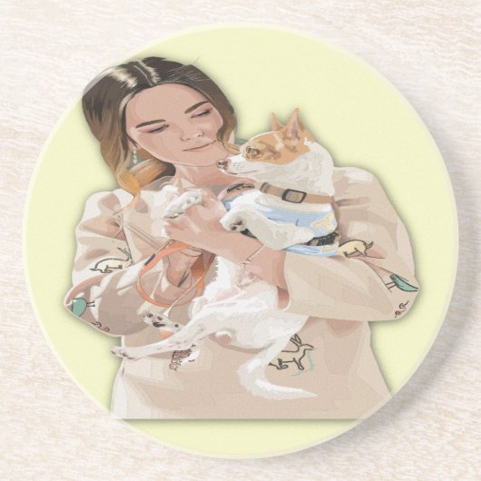 写真の個人用設定の追加 コースター (正面)