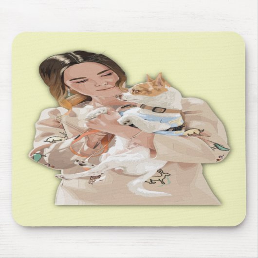 写真の個人用設定の追加 マウスパッド (正面)