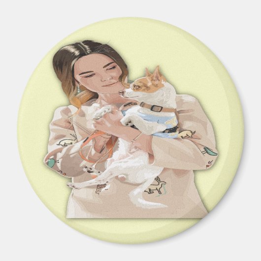 写真の個人用設定の追加 マグネット (正面)