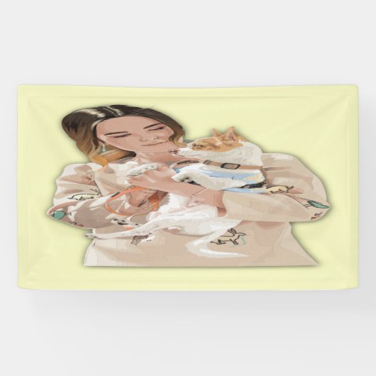 写真の個人用設定の追加 横断幕 (横)