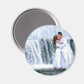 写真の個人用設定結婚式の引き出物 マグネット (正面/裏面)