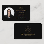 写真の入実在力写真不動産仲介業者Palm 名刺 (正面/裏面)