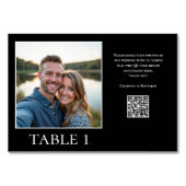 写真の共有QRコード テーブルナンバー (正面)