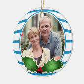 写真の円のオーナメント セラミックオーナメント (左)
