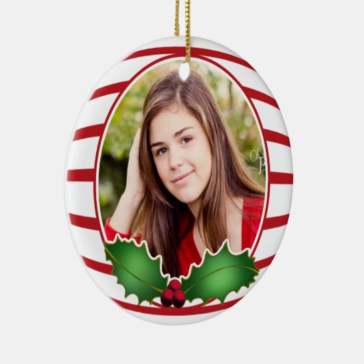 写真の円のオーナメント セラミックオーナメント (右)