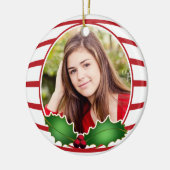 写真の円のオーナメント セラミックオーナメント (左)