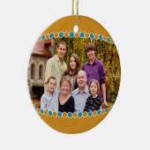 写真の円のオーナメント セラミックオーナメント (右)