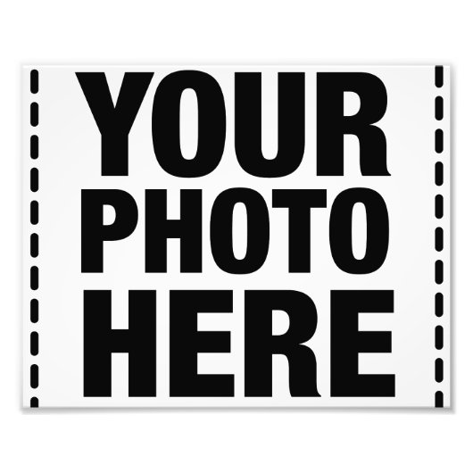 写真の再印刷 – 8x10 （横） フォトプリント            (正面)