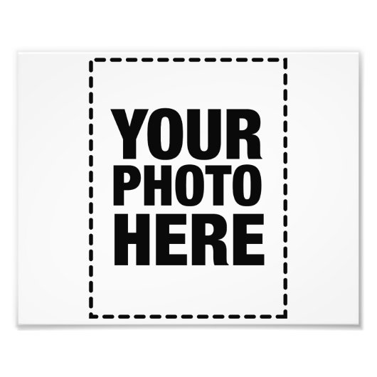 写真の再印刷 – 8x10 （横） フォトプリント            (正面)