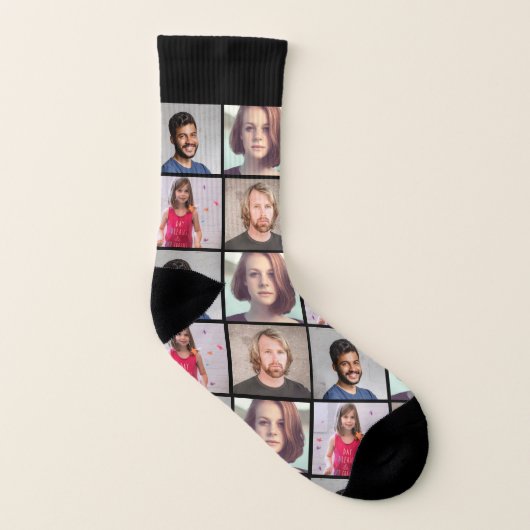 写真の写真とカスタム文字 ソックス (左内側)