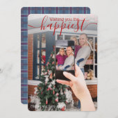 写真の写真 – セル素晴らし写真の休日の希望 (正面/裏面)