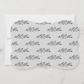 写真の分娩発表のご紹介 サンキューカード (裏面)