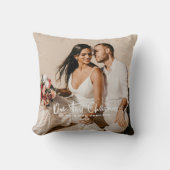 写真の初めてのクリスマス クッション (正面)