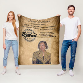 写真の削除 フリースブランケット