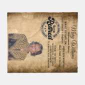 写真の削除 フリースブランケット (正面(横))