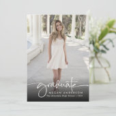 写真の卒エレガント業発表 案内状 (スタンド正面)