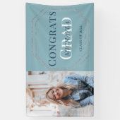 写真の卒業おめでとう2022年Gradクラス  横断幕 (縦)