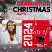 写真の卒業をパーソナライズされた追加 セラミックオーナメント