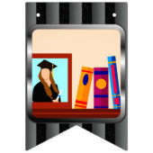 写真の卒業パーティーのグラ祝ードの追加 バンティングフラッグ (第2の旗)