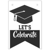 写真の卒業パーティーのグラ祝ードの追加 バンティングフラッグ (第1の旗)