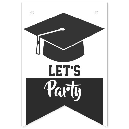 写真の卒業パーティーのグラ祝ードの追加 バンティングフラッグ (第3の旗)