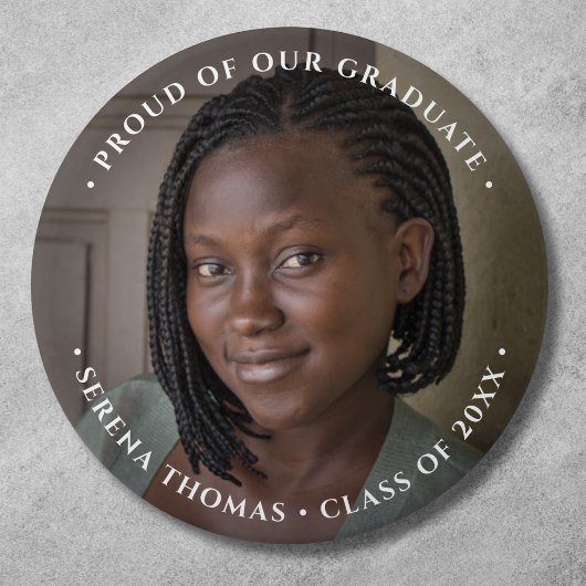 写真の卒業ボタン 缶バッジ