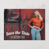 写真の卒業日を保存 ポストカード (正面)