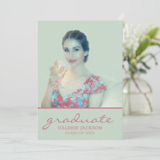 写真の卒業生 案内状 (スタンド正面)