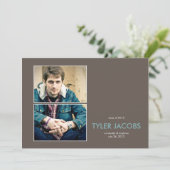 写真の卒業発表の接続 案内状 (スタンド正面)