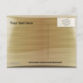 写真の卒業発表の追加 案内ポストカード (裏面)