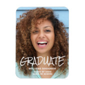 写真の卒業発表 マグネット (縦)