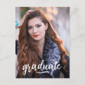 写真の卒業発表/招待状 ポストカード (正面)