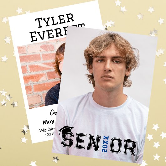 写真の卒業発表/招待状 招待状