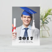 写真の卒業発表 案内状 (スタンド正面)