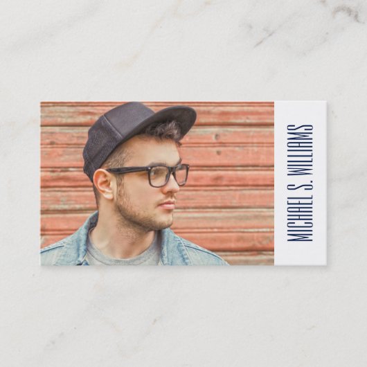 写真の卒業|のいかりの水玉模様パターン コーリングカード (正面)