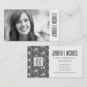 写真の卒業|のスタイルのカメパターン コーリングカード (正面/裏面)