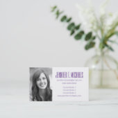 写真の卒業|のプラスチック建築のブロック コーリングカード (スタンド正面)