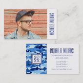 写真の卒業|のヨシキリザメパターン コーリングカード (正面/裏面)