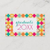 写真の卒業|のヴィンテージの中世ロゼット コーリングカード (裏面)