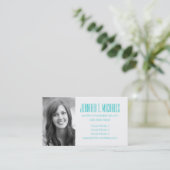 写真の卒業|の多彩な民族パターン コーリングカード (スタンド正面)