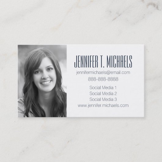 写真の卒業|の抽象的なグランジ コーリングカード (正面)