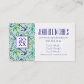 写真の卒業|の海錨およびロープパターン コーリングカード (裏面)