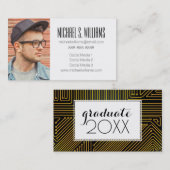 写真の卒業|コンピュータサーキットボード コーリングカード (正面/裏面)