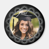 写真の卒業 マグネット (正面)