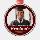 写真の卒業 メタルオーナメント (正面)