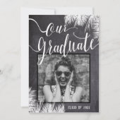 写真の卒業 招待状 (正面)