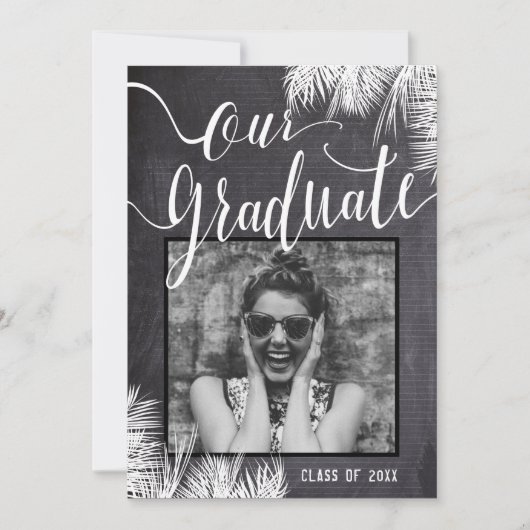 写真の卒業 招待状 (正面)