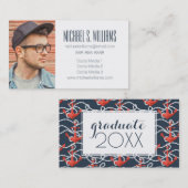 写真の卒業|航海のないかりおよびロープ コーリングカード (正面/裏面)